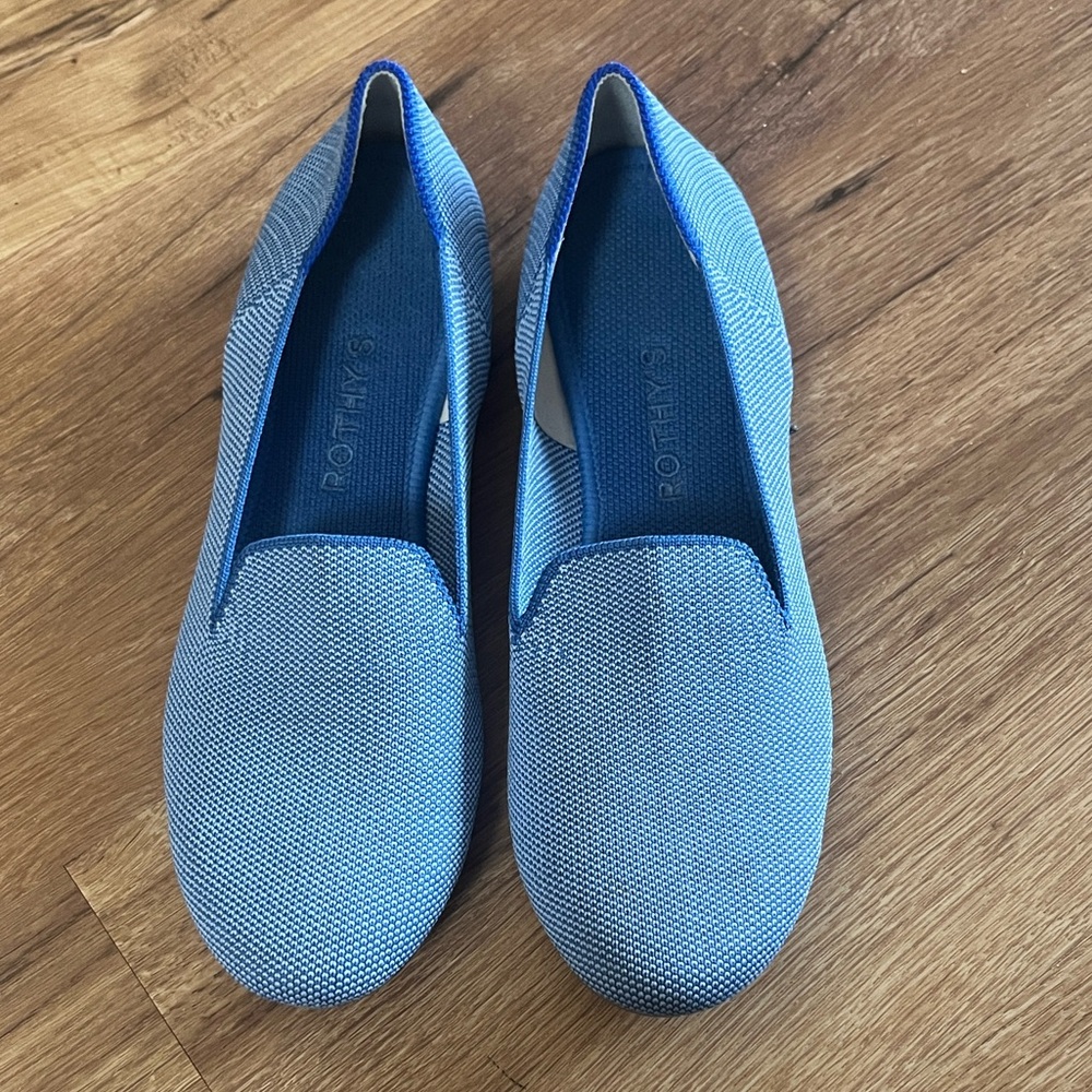 Rothy's Women's Vibrant Blue Loafers, size 8, EUC